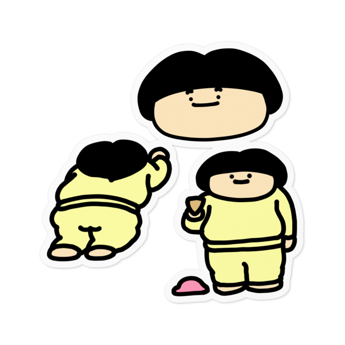 ステッカー - 100 x 100 (mm)