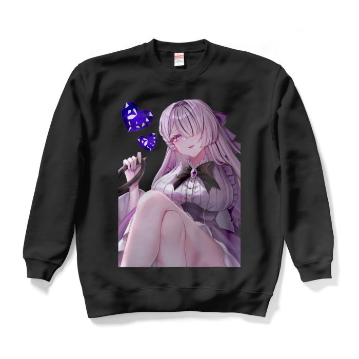 ボイスイラスト スウェット - XL - ブラック