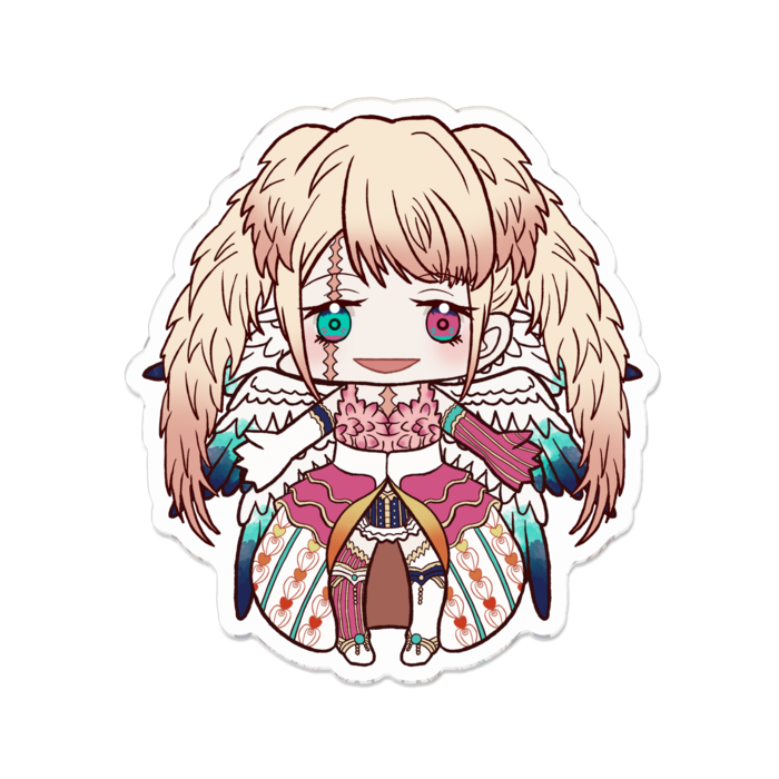 アクリルバッジ - 70 x 70 (mm)