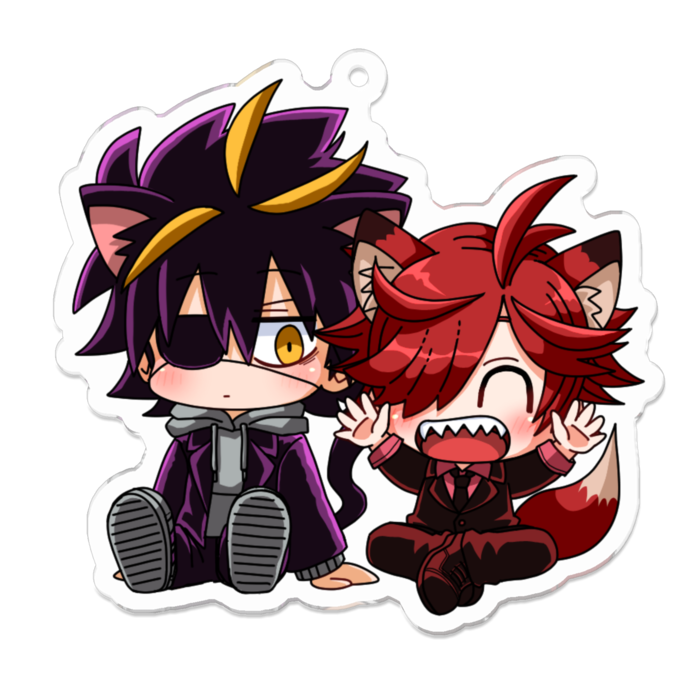 アクリルキーホルダー（コーティング） - 70 x 70 (mm)