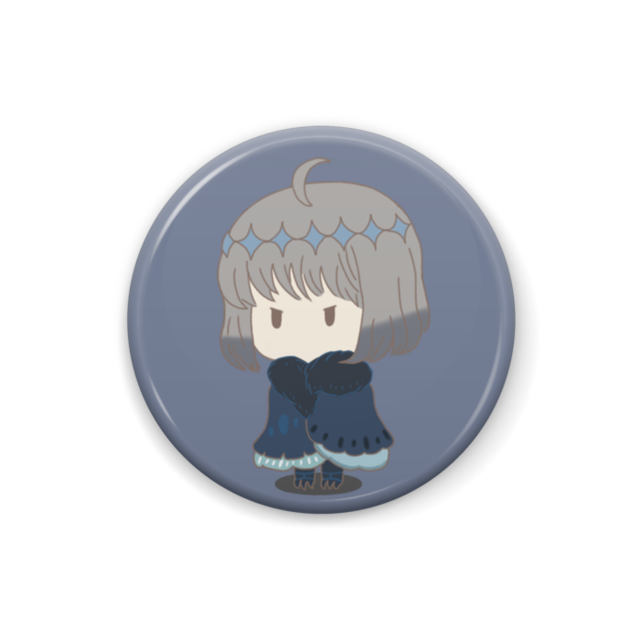 文字なし 缶バッジ25mm