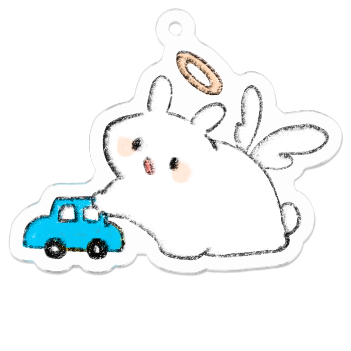 アクリルキーホルダー - 50 x 50 (mm)