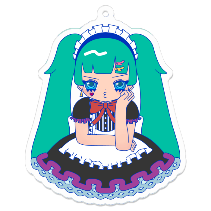 アクリルキーホルダー - 70 x 70 (mm)