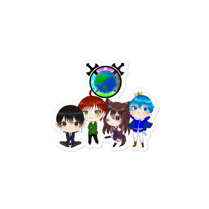 ステッカー - 100 x 100 (mm)