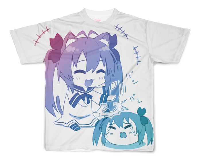 フルグラフィックTシャツ - S - 両面印刷