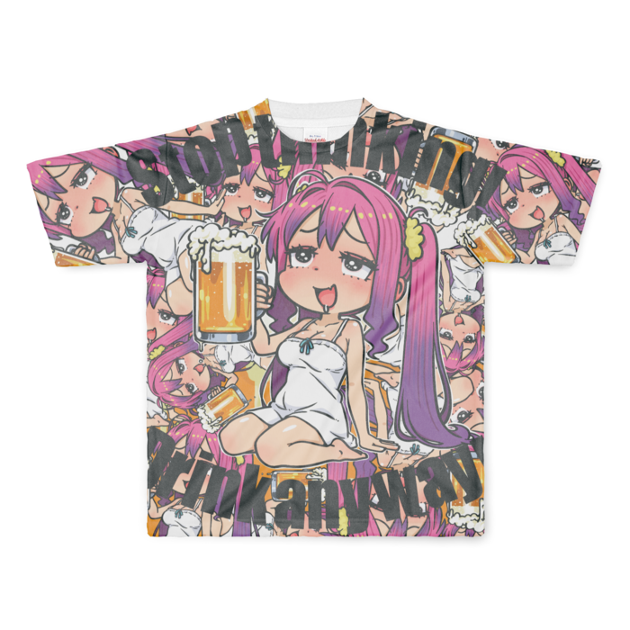 フルグラフィックTシャツ - L - 両面印刷
