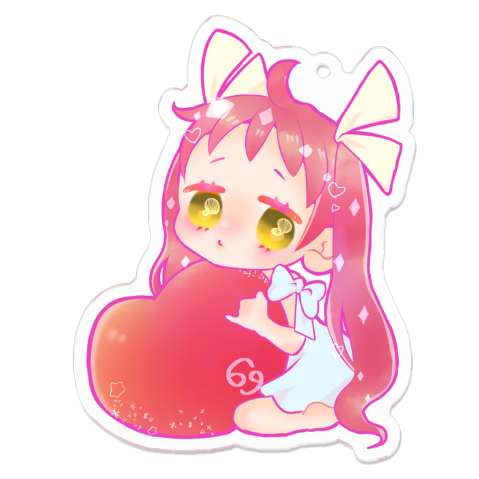 アクリルキーホルダー - 70 x 70 (mm)