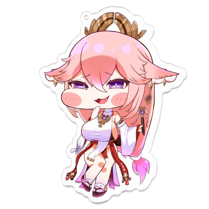 アクリルキーホルダー - 100 x 100 (mm)