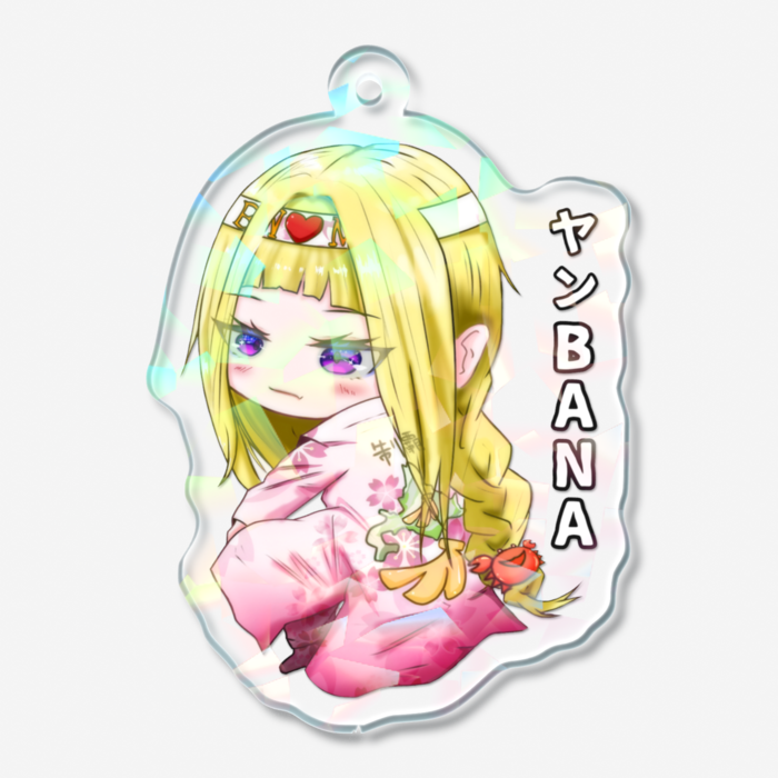 ホログラムアクリルキーホルダー - 50 × 50mm
