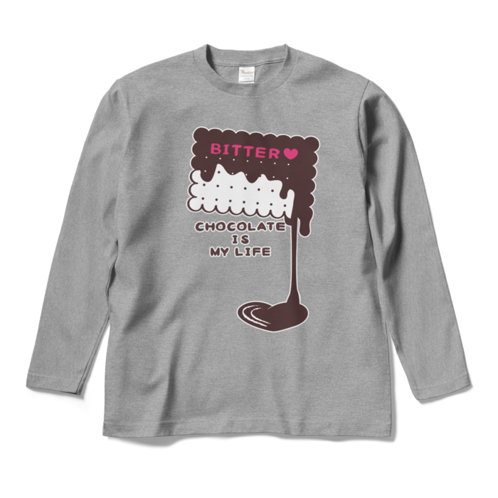 ロングスリーブTシャツ - M - 杢グレー