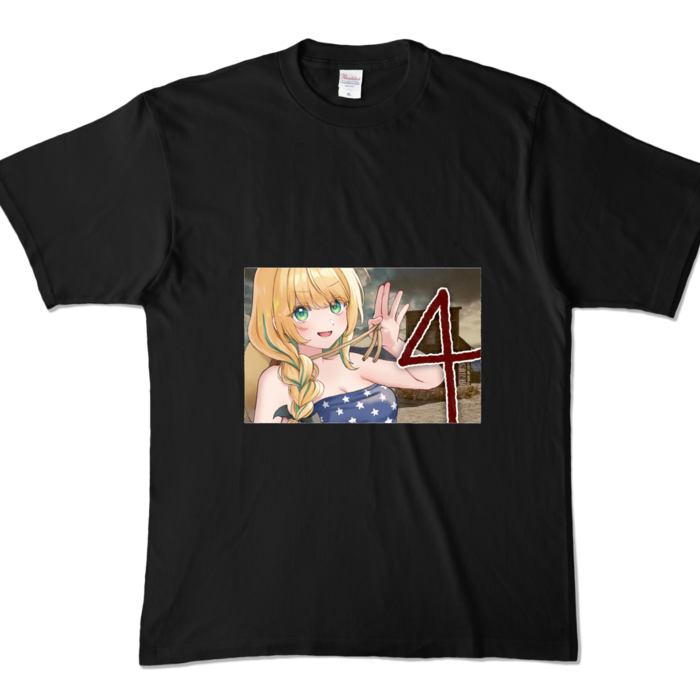 カラーTシャツ - XL - ブラック (濃色)