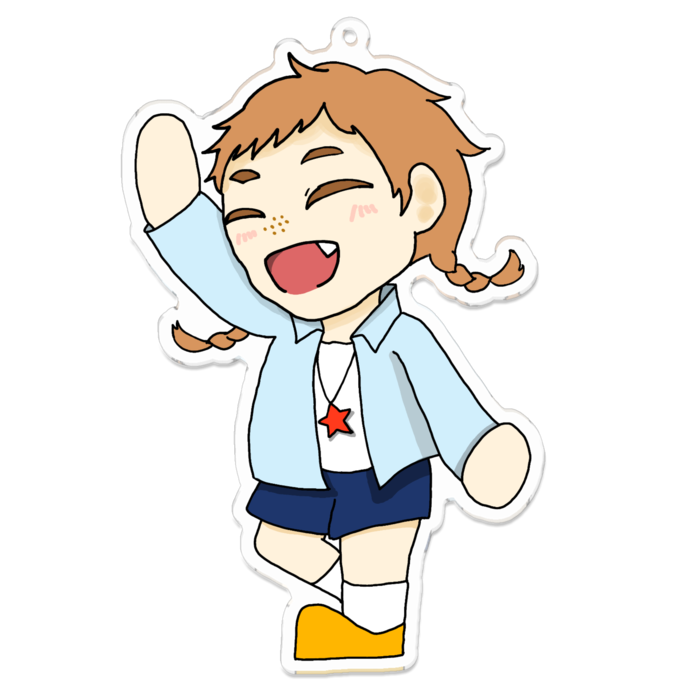アクリルキーホルダー - 100 x 100 (mm)
