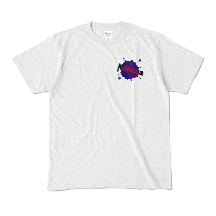 Koncua:カラーTシャツ - M - アッシュ (淡色)