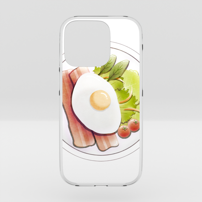 クリアiPhoneケース 白色 iPhone 15Pro