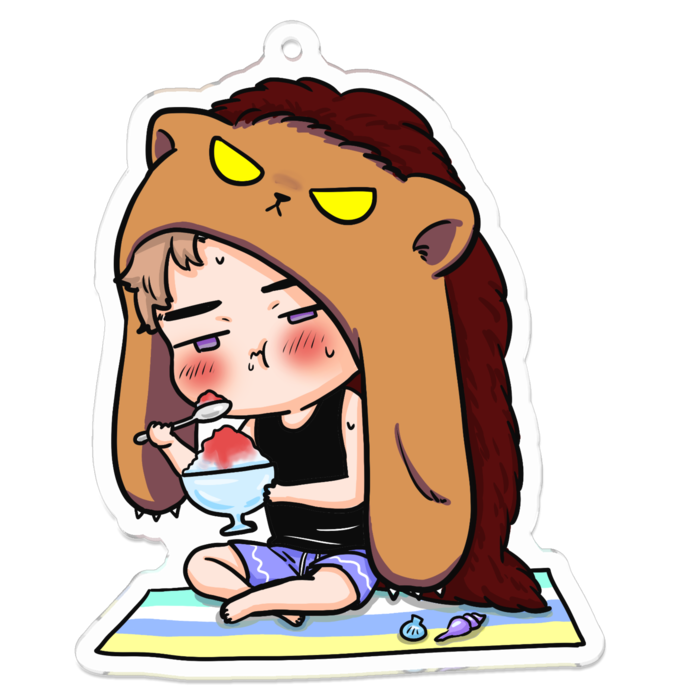 アクリルキーホルダー - 70 x 70 (mm)