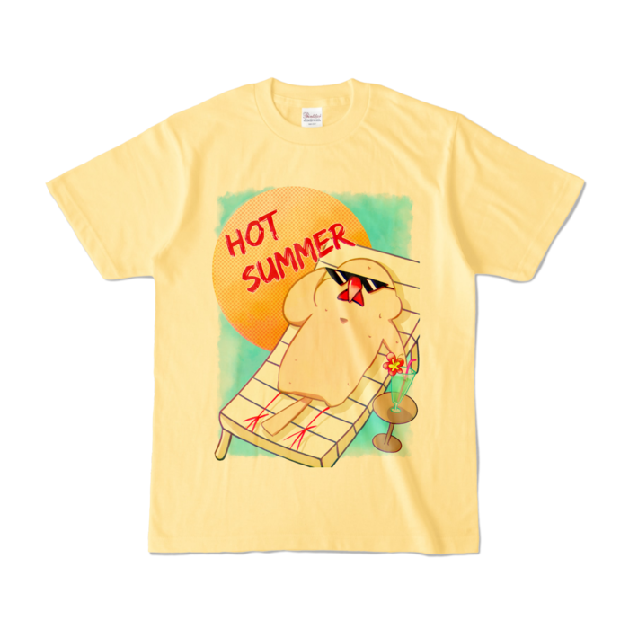 カラーTシャツ - S - ライトイエロー (淡色)