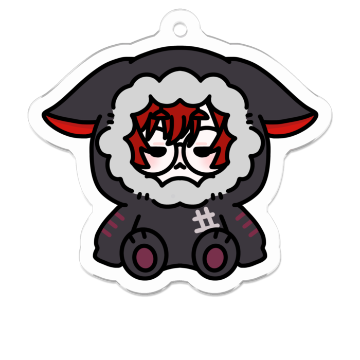 アクリルキーホルダー - 50 x 50 (mm)