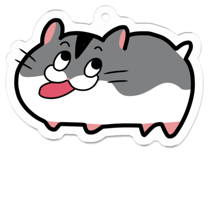 アクリルキーホルダー - 50 x 50 (mm)