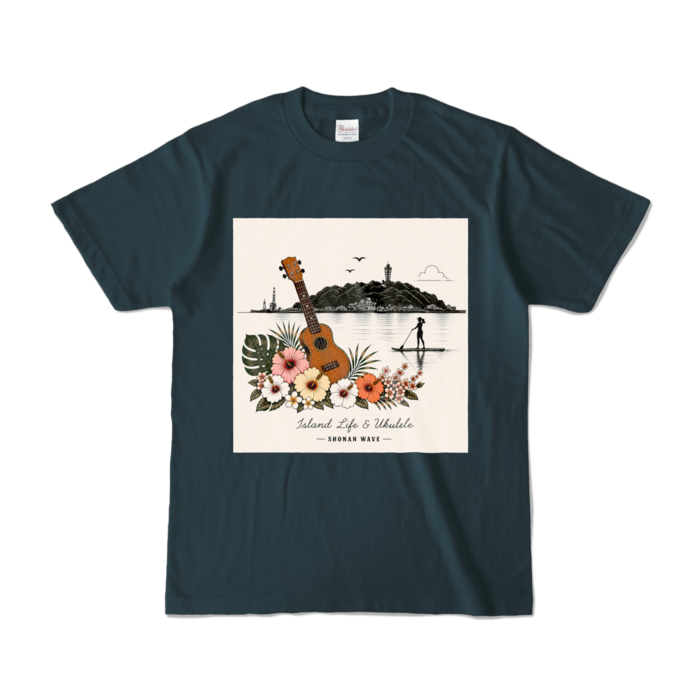 カラーTシャツ - S - デニム (濃色)