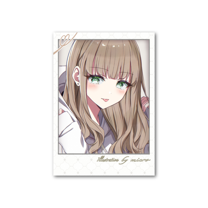 フォト風カード - 縦 - 片面