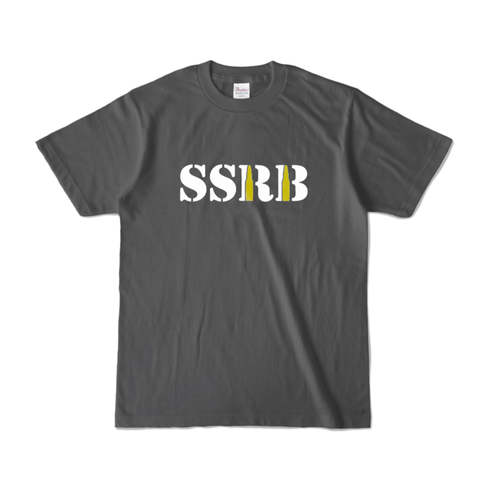 SSRBデザインTシャツ - S - チャコール (濃色)