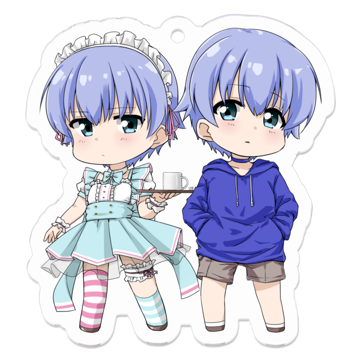 アクリルキーホルダー - 50 x 50 (mm)