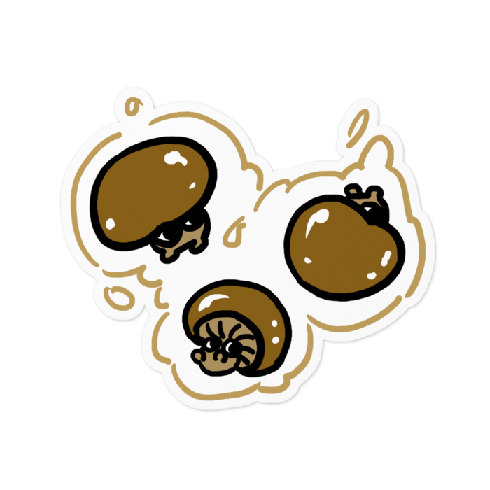 ステッカー - 100 x 100 (mm)