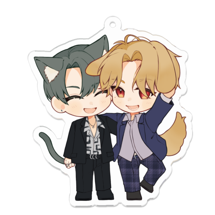 アクリルキーホルダー - 70 x 70 (mm)