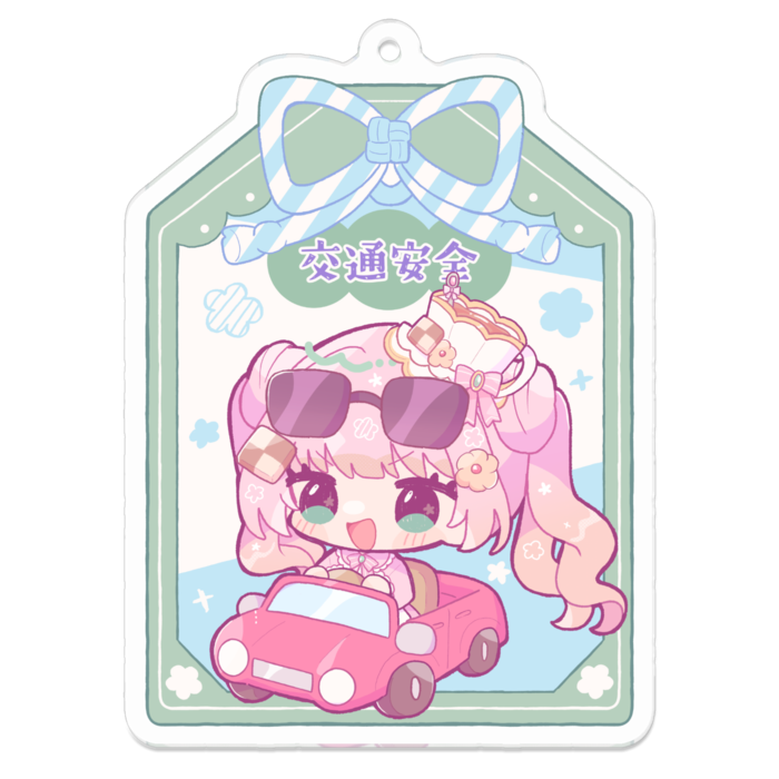 アクリルキーホルダー - 70 x 70 (mm)