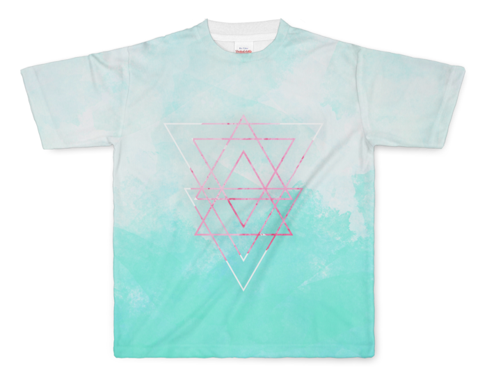 フルグラフィックTシャツ - L - 正面印刷のみ