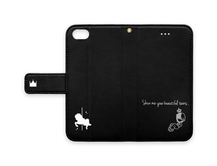 手帳型iPhoneケース - iPhone7 - ストラップ穴 あり
