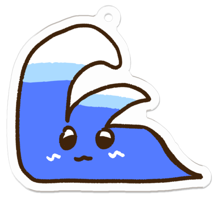 アクリルキーホルダー - 50 x 50 (mm)