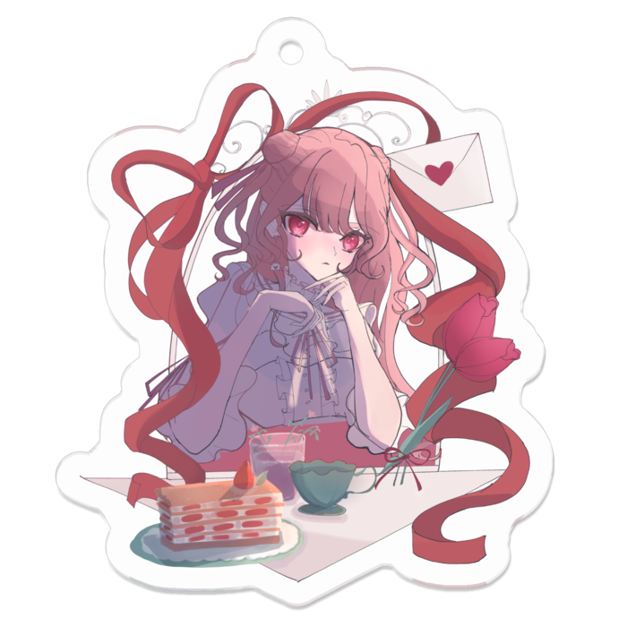 アクリルキーホルダー - 50 x 50 (mm)