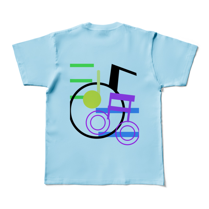 カラーTシャツ - M - ライトブルー (淡色)