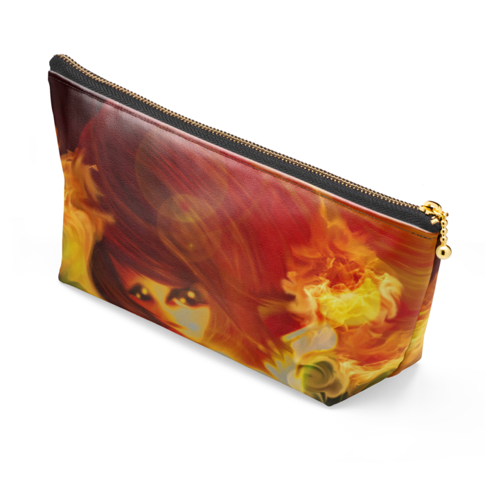 ポーチ - 長さ21.5cm / 高さ10cm - ブラック