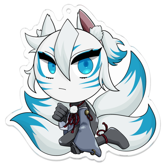 アクリルキーホルダー（コーティング） - 70 x 70 (mm)