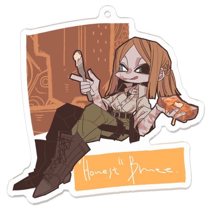 アクリルキーホルダー - 70 x 70 (mm)