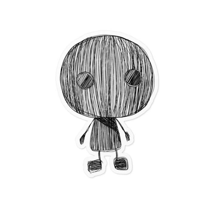 ステッカー - 100 x 100 (mm)