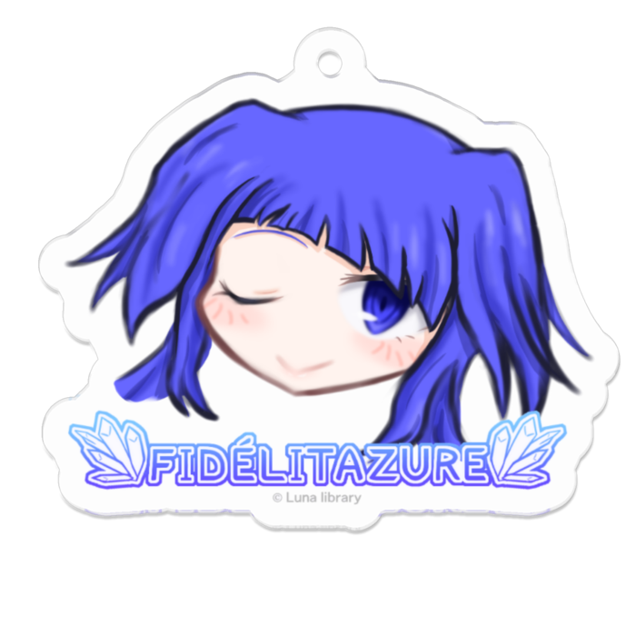 アクリルキーホルダー(コーティング) - 50 x 50 (mm)