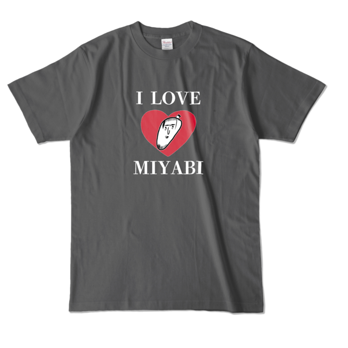 カラーTシャツ - L - チャコール (濃色)