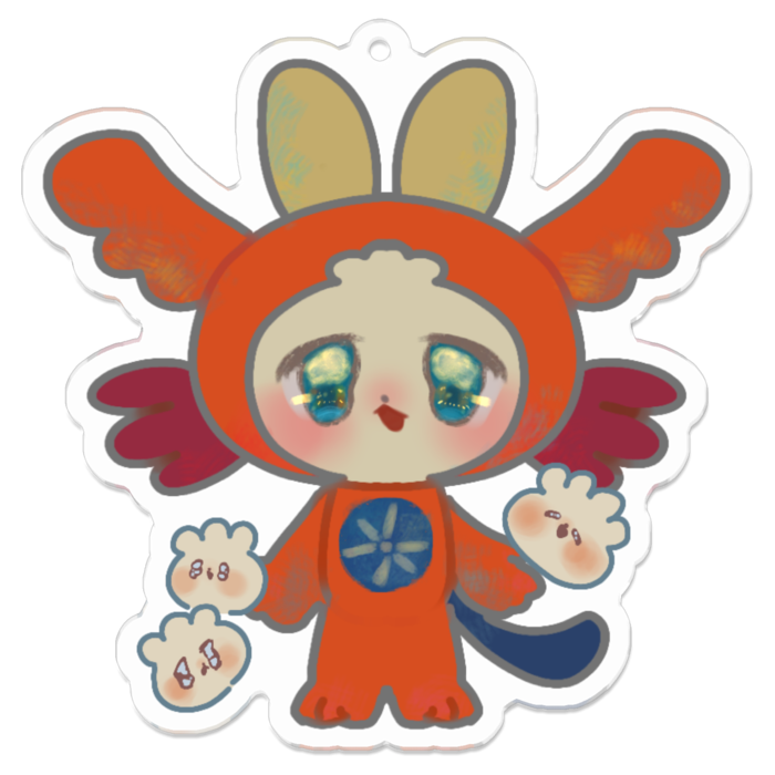 アクリルキーホルダー - 70 x 70 (mm)