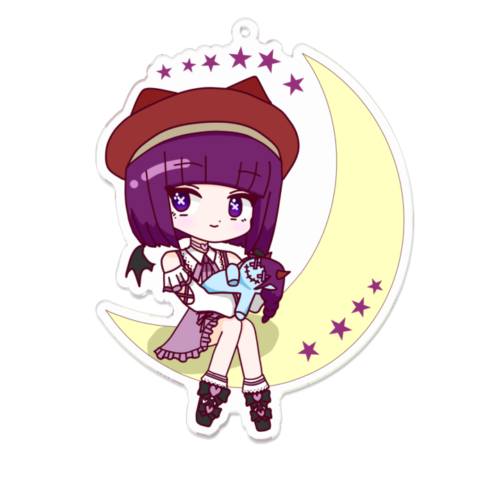 アクリルキーホルダー - 100 x 100 (mm)
