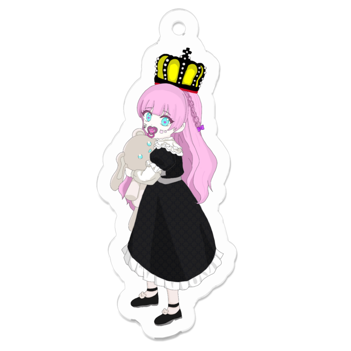 アクリルキーホルダー - 50 x 50 (mm)