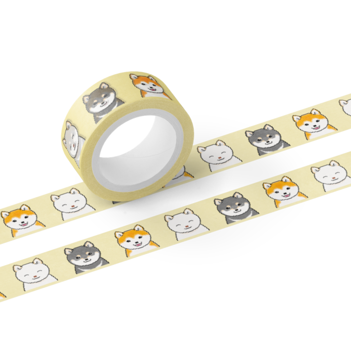 [イエロー] マスキングテープ - テープ幅 15mm/[Yellow] Washi Tape