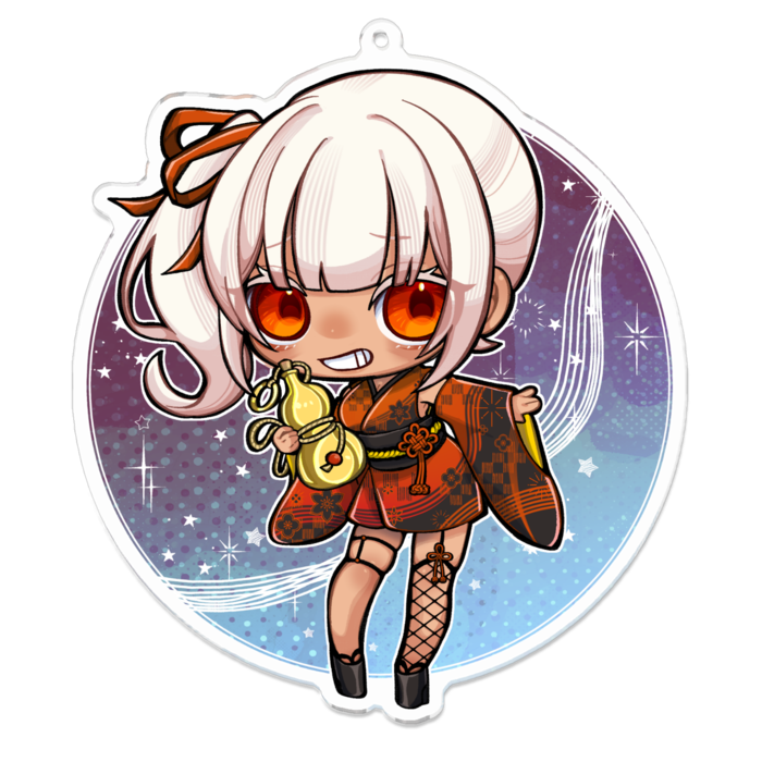 アクリルキーホルダー - 100 x 100 (mm)