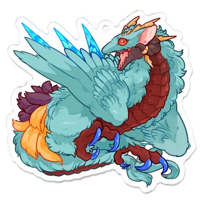 アクリルキーホルダー - 70 x 70 (mm)