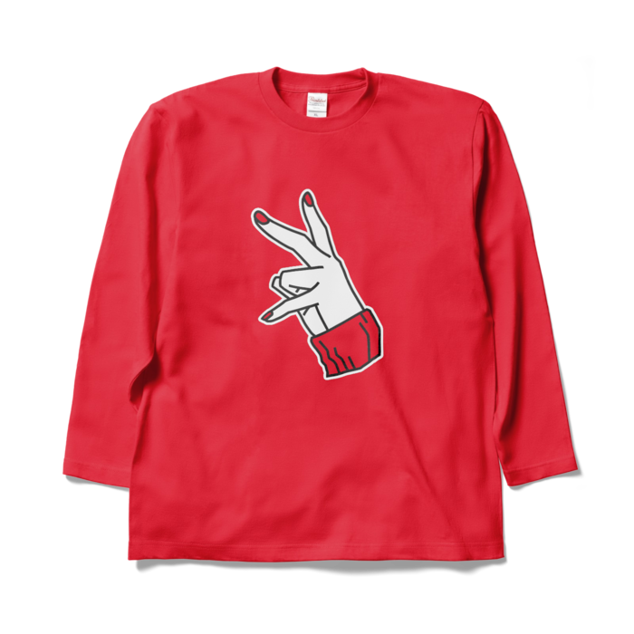 ロングスリーブTシャツ - XL - レッド