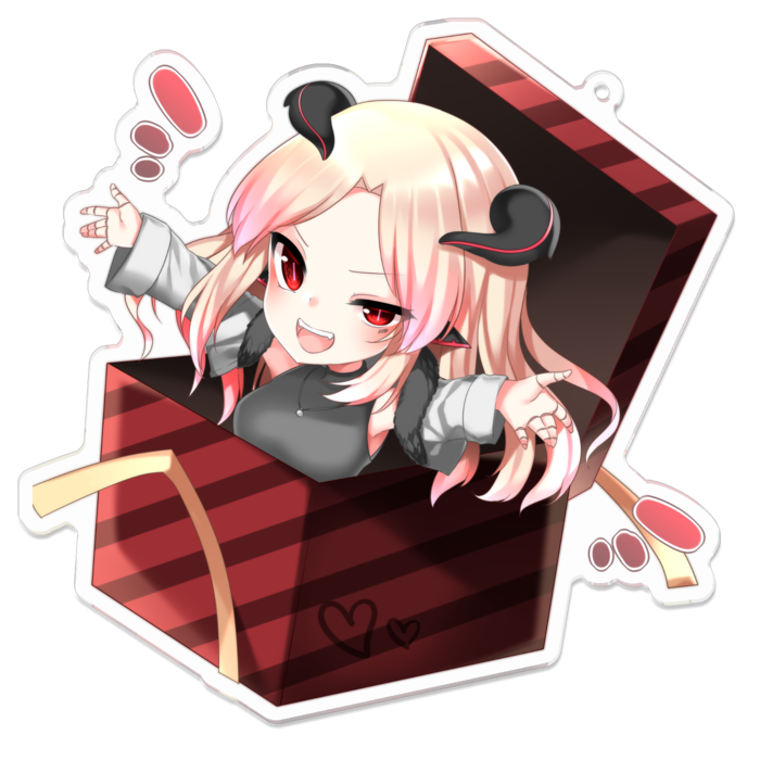 アクリルキーホルダー - 100 x 100 (mm)