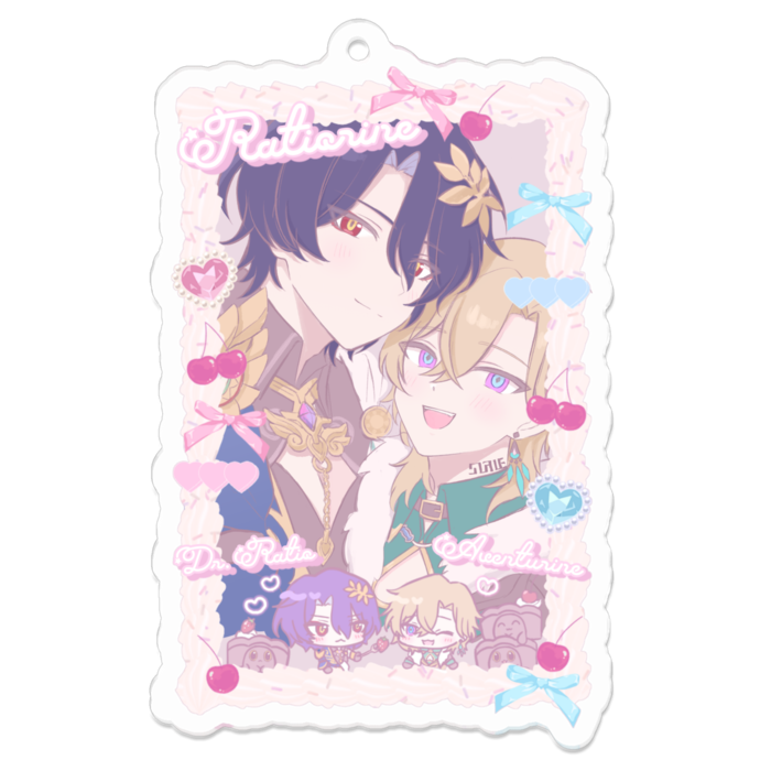 アクリルキーホルダー - 70 x 70 (mm)