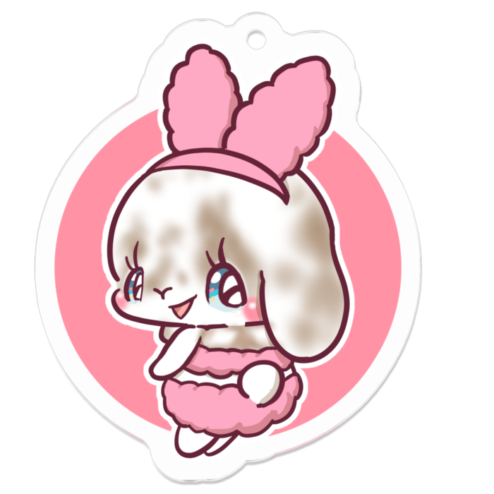 アクリルキーホルダー - 50 x 50 (mm)